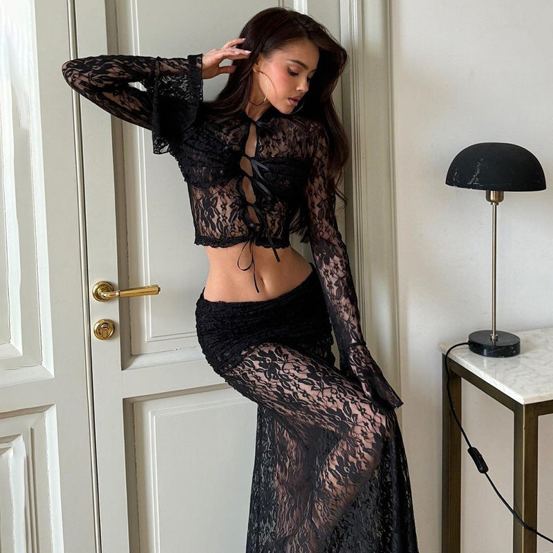 lace Me Up Dress